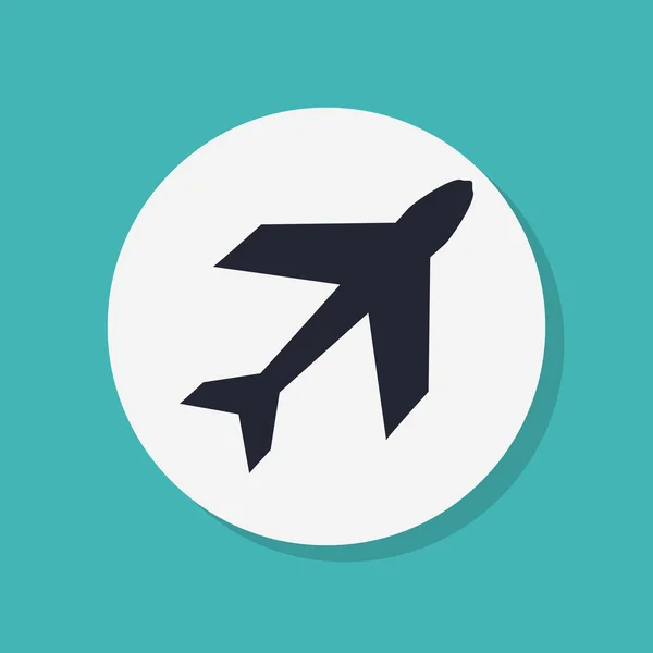 Plane icon design — Stock Photo, Image
