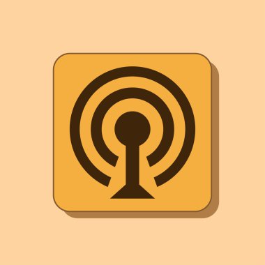 Kablosuz ağ wifi simgesi simgesi