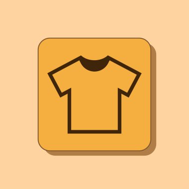 T-shirt simgesi tasarım