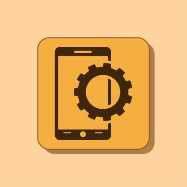 Mobil akıllı telefon simgesi