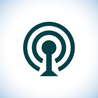 Kablosuz ağ wifi simgesi simgesi