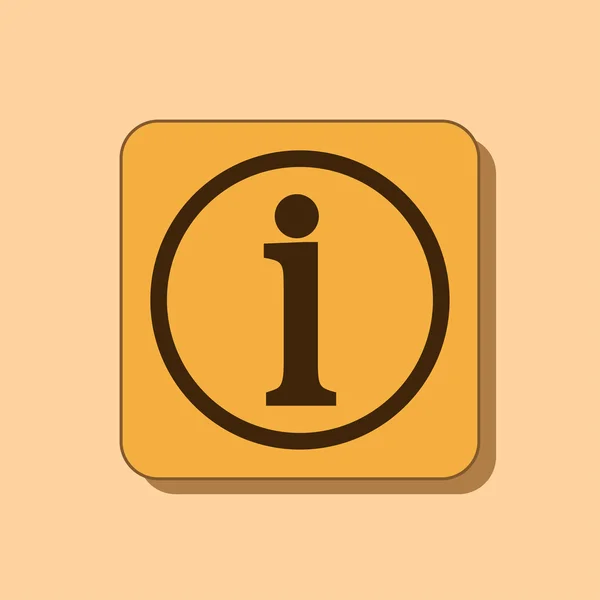 Information sign icon — Stock Photo, Image