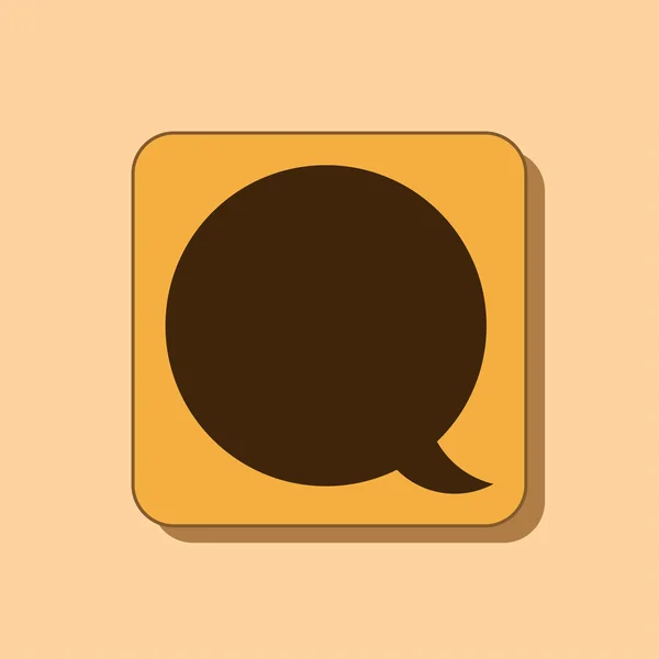 Speech bubble icon — Stock Photo, Image