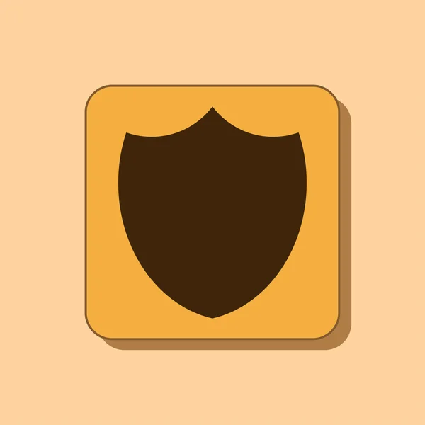 Shield icon design — Stock Photo, Image