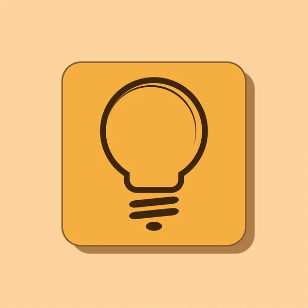 Light bulb icon — Stock Photo, Image