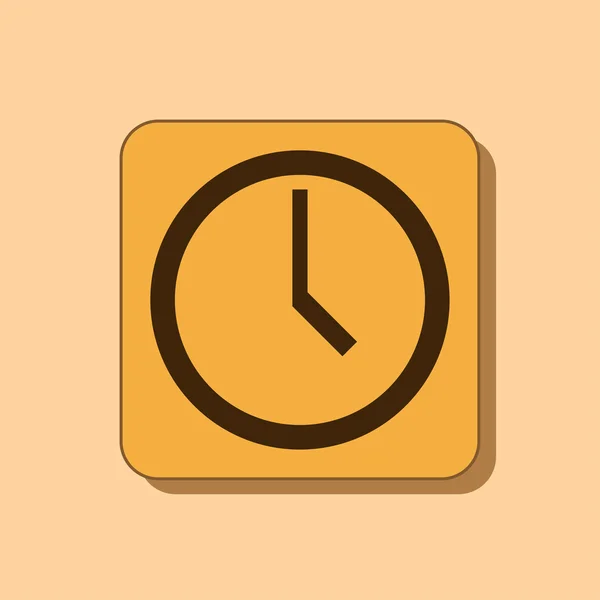 Klockan ikon design — Stockfoto