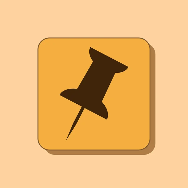 Duwpin pictogram — Stockfoto