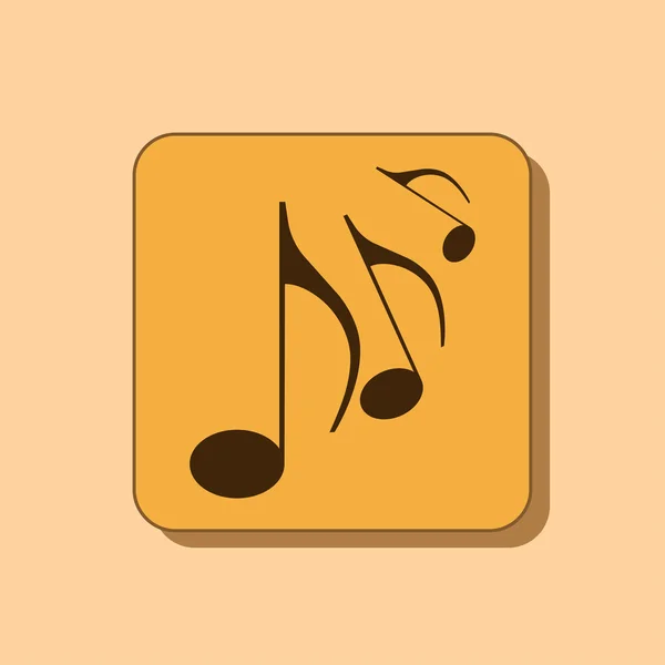 Diseño de icono de música —  Fotos de Stock