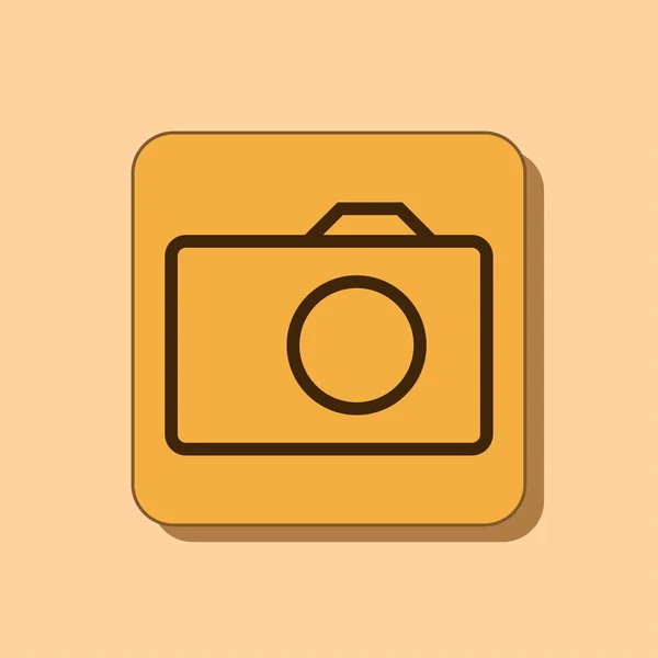 Photo camera icon — Stock Photo, Image