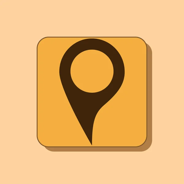 Map pointer icon — Stock Photo, Image