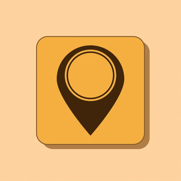 Mappa icona puntatore — Foto Stock