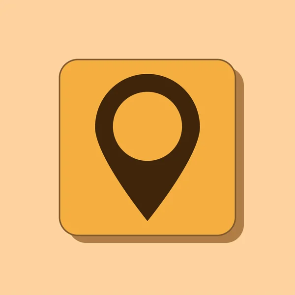 지도 포인터 아이콘 — 스톡 사진