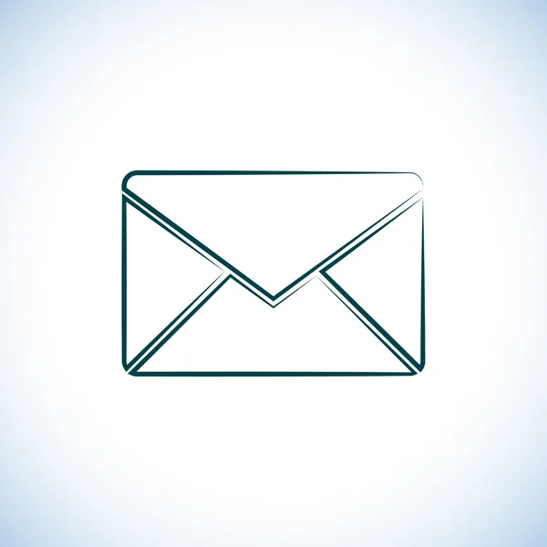 Envelop pictogram ontwerp — Stockfoto