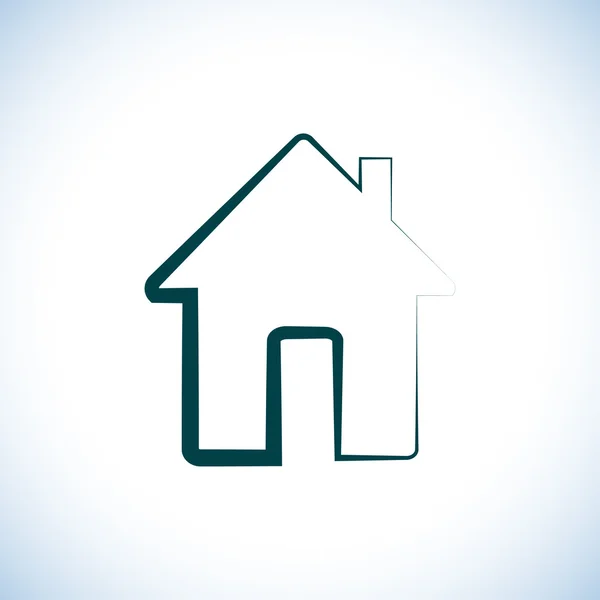 House icon flat design — Stock Photo, Image