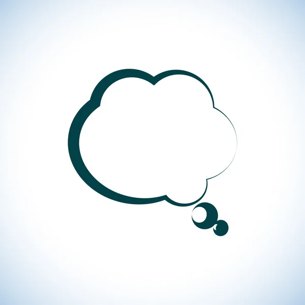 Speech bubble icon — Stock Photo, Image