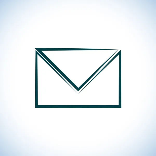 Envelop pictogram ontwerp — Stockfoto