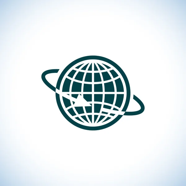 Planet icon design — Stock Photo, Image