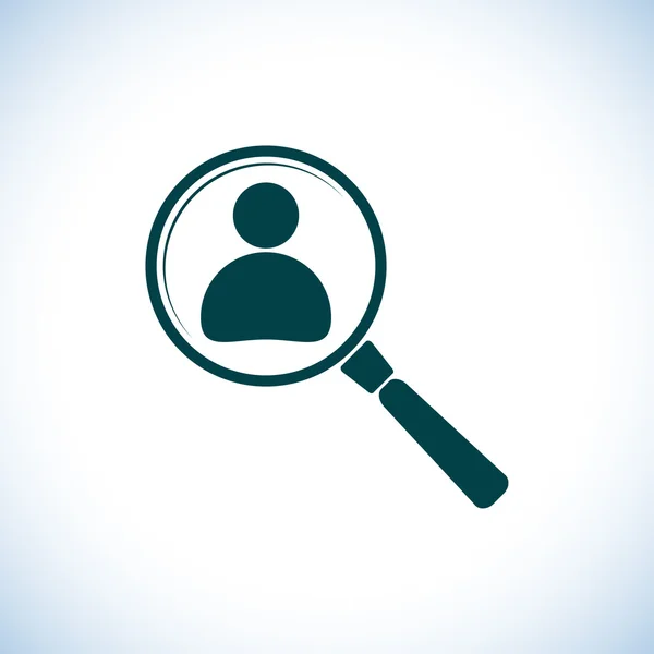 Looking For Employee Search icon — Stock Photo, Image