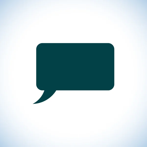 Speech bubble icon — Stock Photo, Image