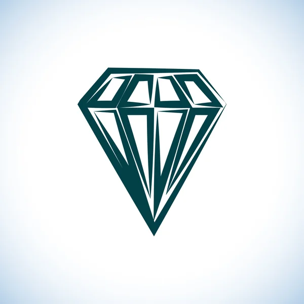 Diamond icon — Stock Photo, Image