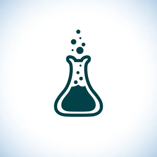 Laboratorium glas pictogram — Stockfoto