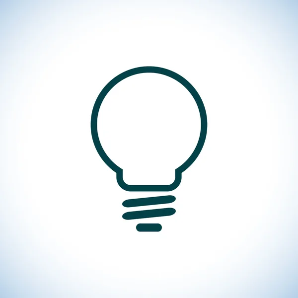 Light bulb icon — Stock Photo, Image