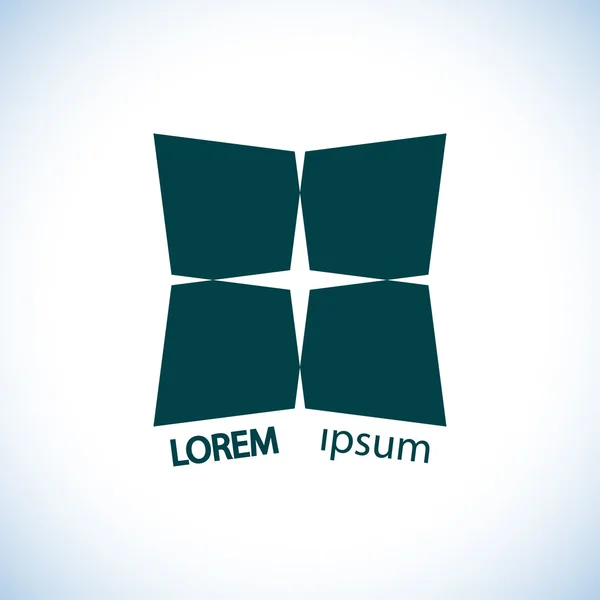 Absztrakt formájú ikon, design elem — Stock Fotó