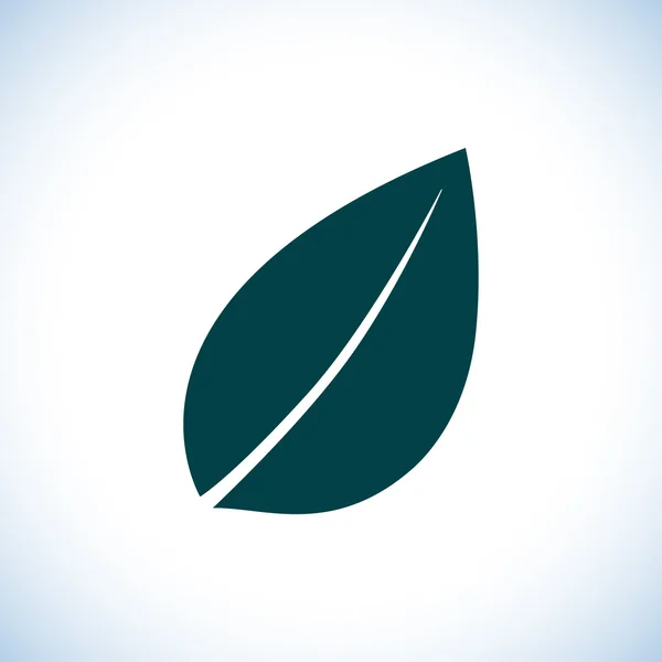 Leaf icon Flat design style — Stock Photo, Image