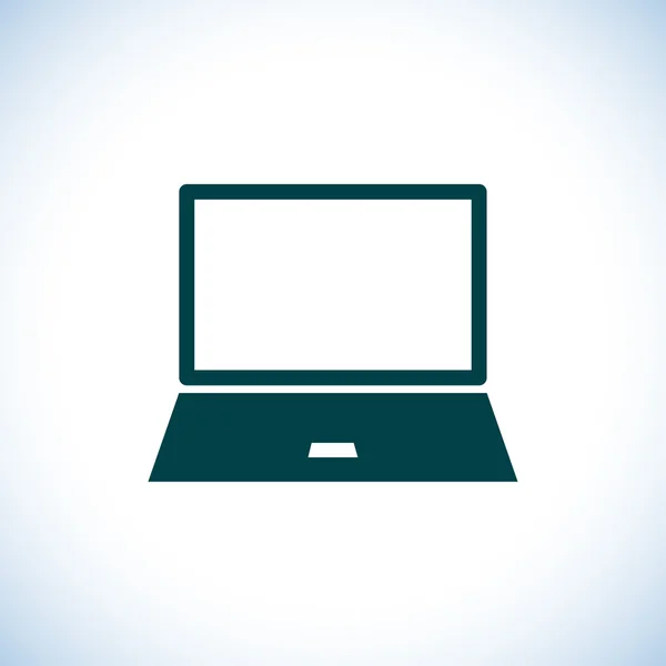 Laptop icon design — Stock Photo, Image