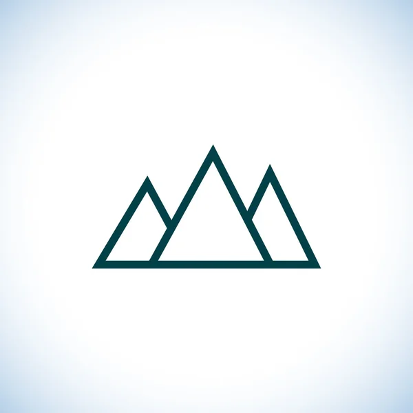 Mountains icon design — Stock Photo, Image