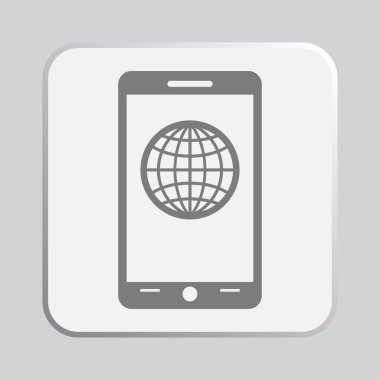 Mobil akıllı telefon simgesi