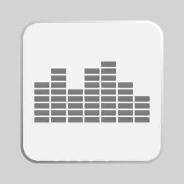muzikale equalizer pictogram