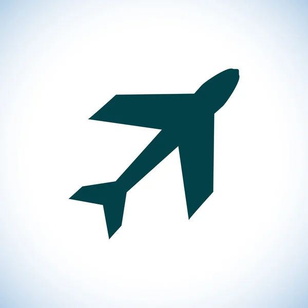 Дизайн значка самолета — стоковое фото