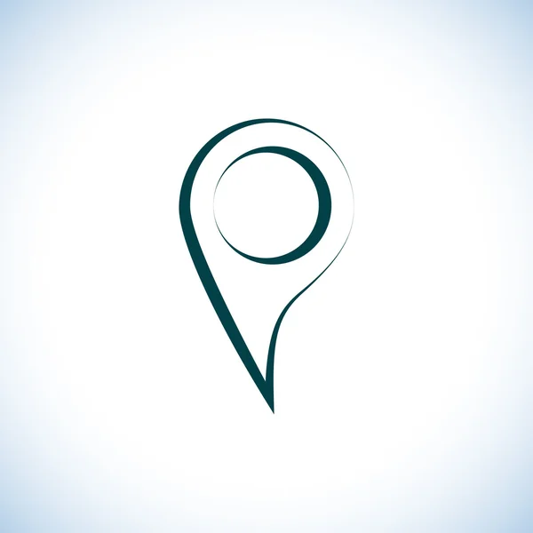 Map pointer icon — Stock Photo, Image