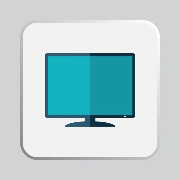 Monitor pictogram ontwerp — Stockfoto