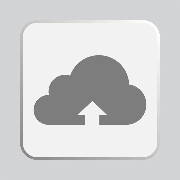 Uploadpictogram in wolk — Stockfoto