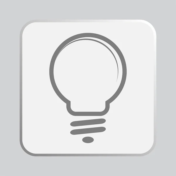 Ícone da lâmpada — Fotografia de Stock