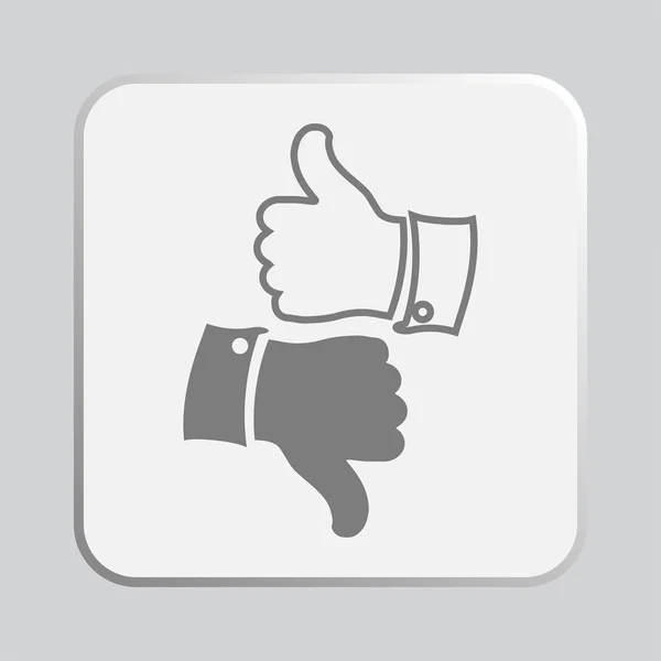 Like and unlike symbols icon — Stock Photo, Image