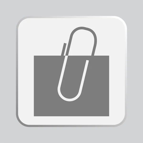 Paperclip ikon — Stockfoto