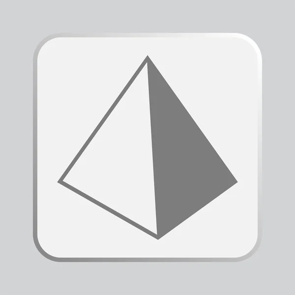 Piramida ikona — Zdjęcie stockowe