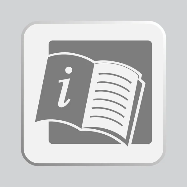 Open book icon — Stock Photo, Image