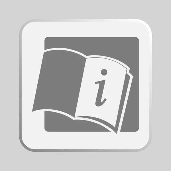 Öppen bok ikon — Stockfoto