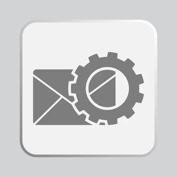 Envelope icon design — Stock Photo, Image