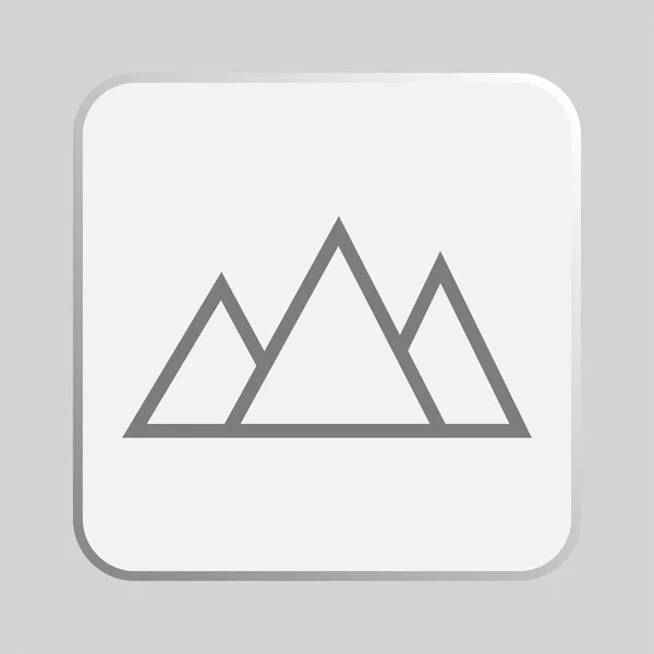 Mountains icon — Stock Photo, Image