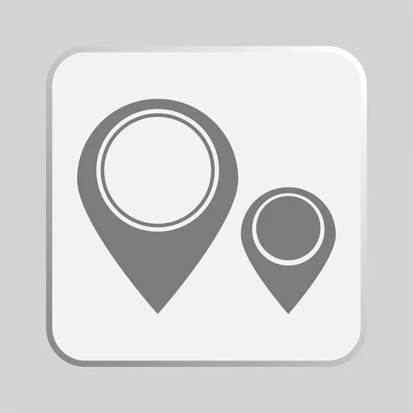 Map pointers icon — Stock Photo, Image