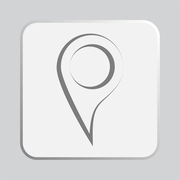 Mapa icono puntero —  Fotos de Stock