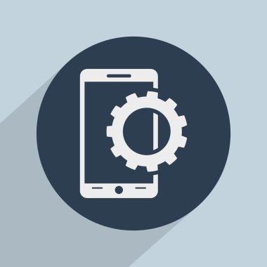 Mobil akıllı telefon simgesi