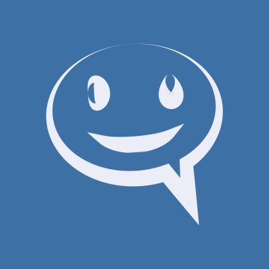 Gülümseyen baloncuk simgesi