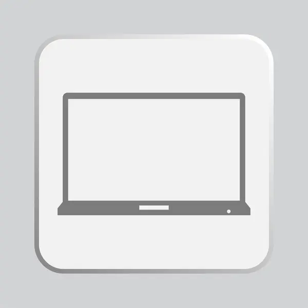 Ikona laptopa — Zdjęcie stockowe