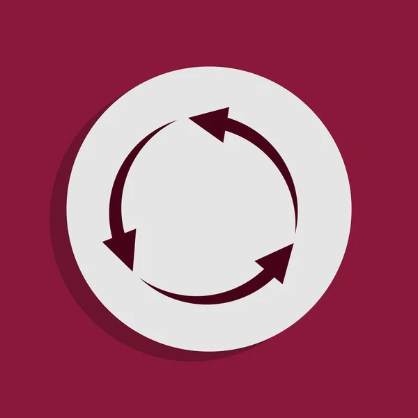 Circular arrows icon — Stock Photo, Image